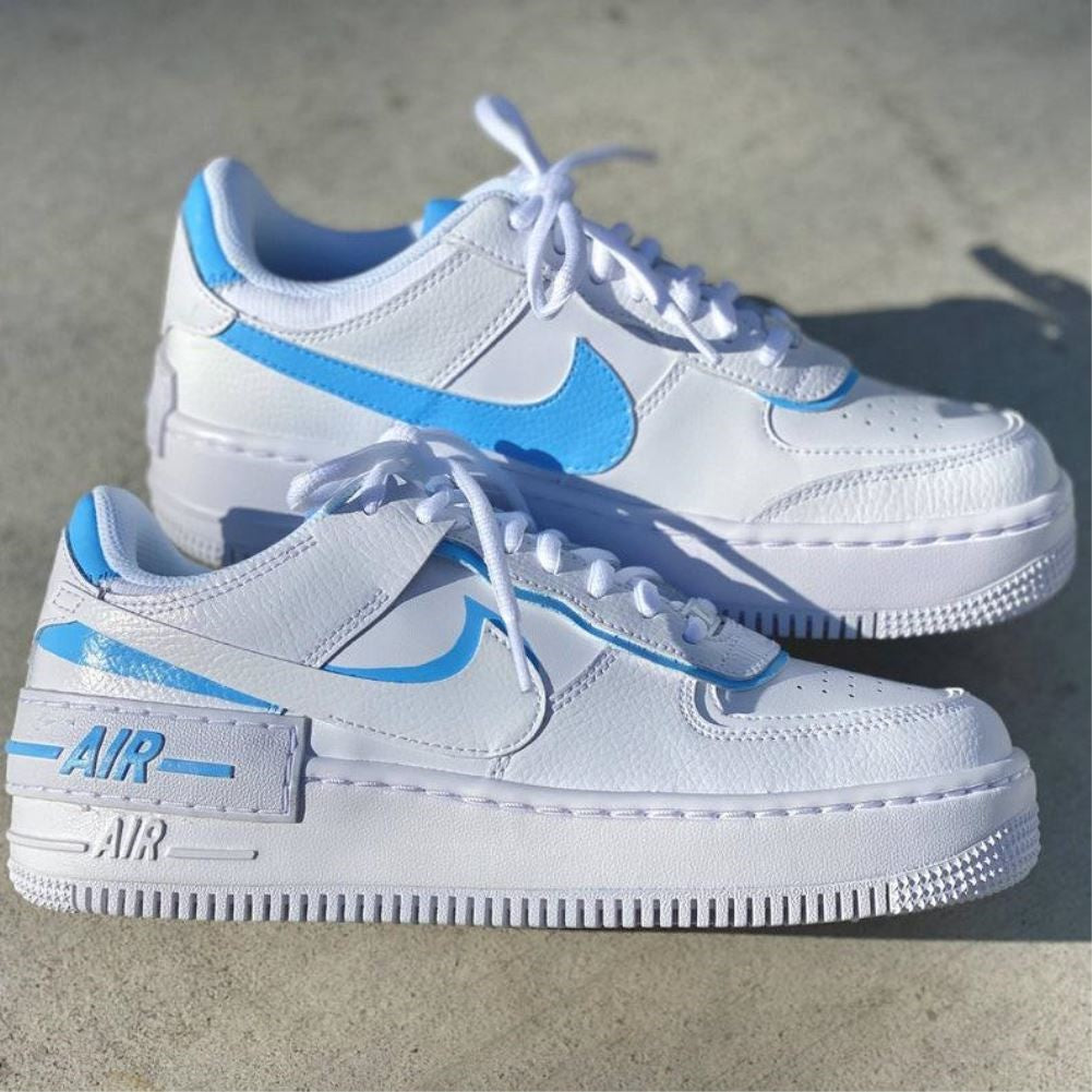 Blue Shadow Custom Sneakers Air Force 1