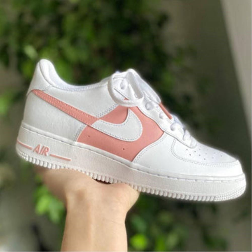 Quartz Pink Custom Sneakers Air Force 1