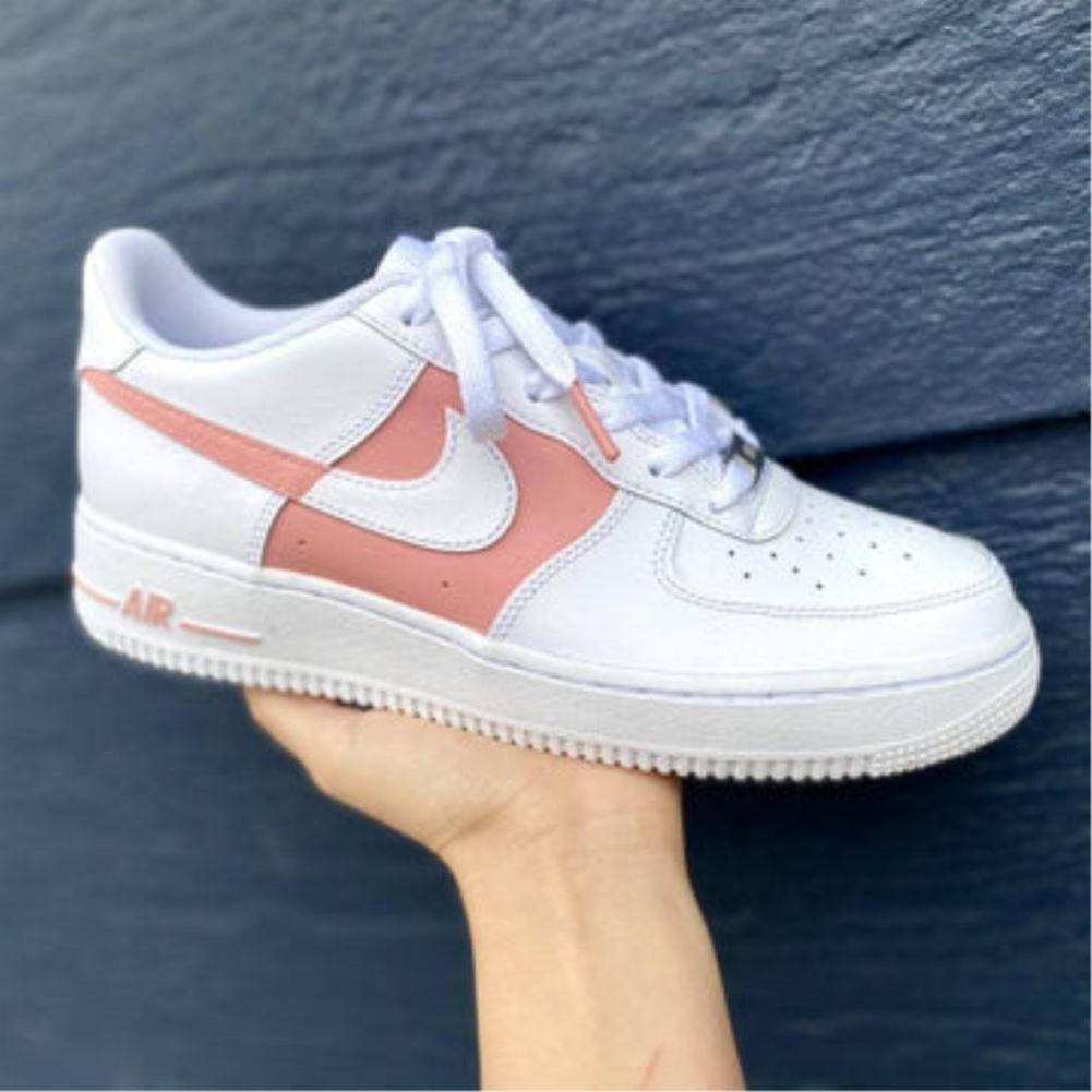 Quartz Pink Custom Sneakers Air Force 1