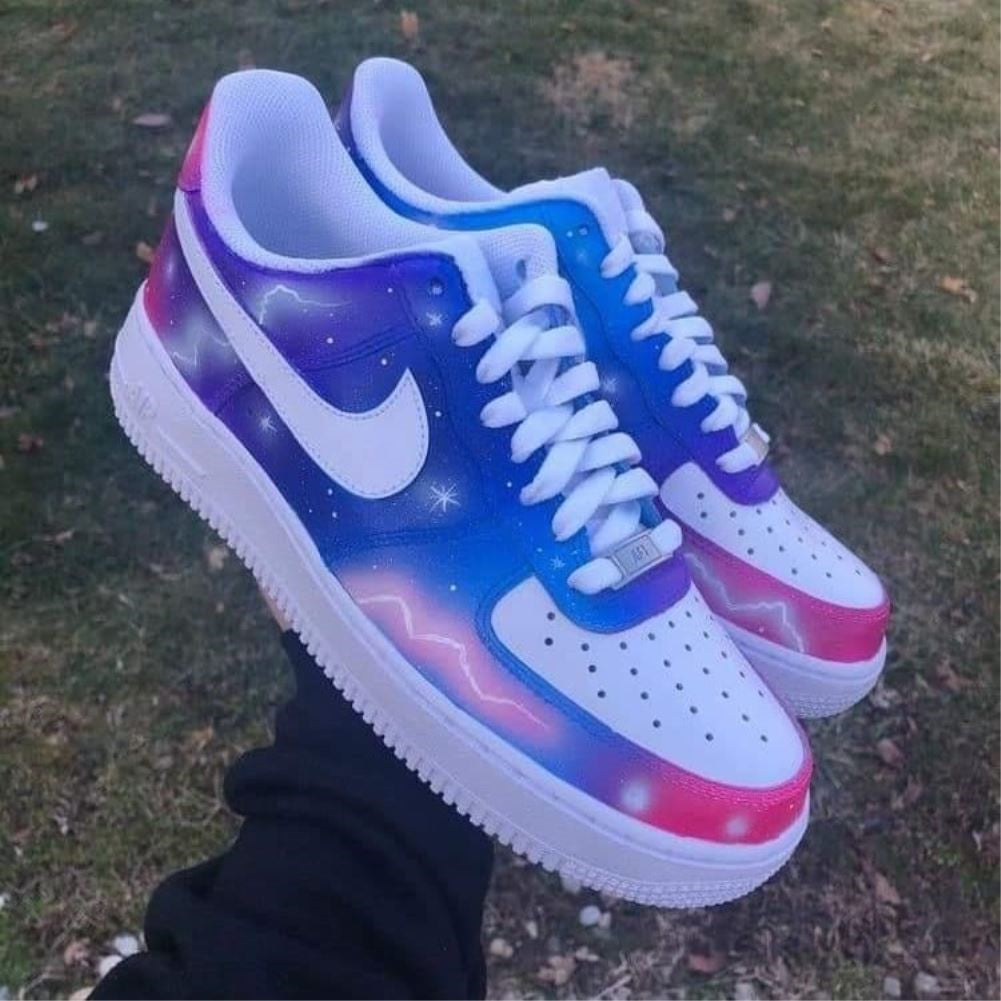 Cartoon Starry Custom Sneakers Air Force 1