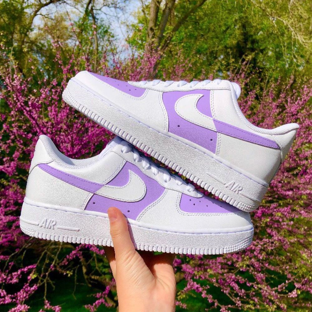 Purple Stitching Custom Sneakers Air Force 1