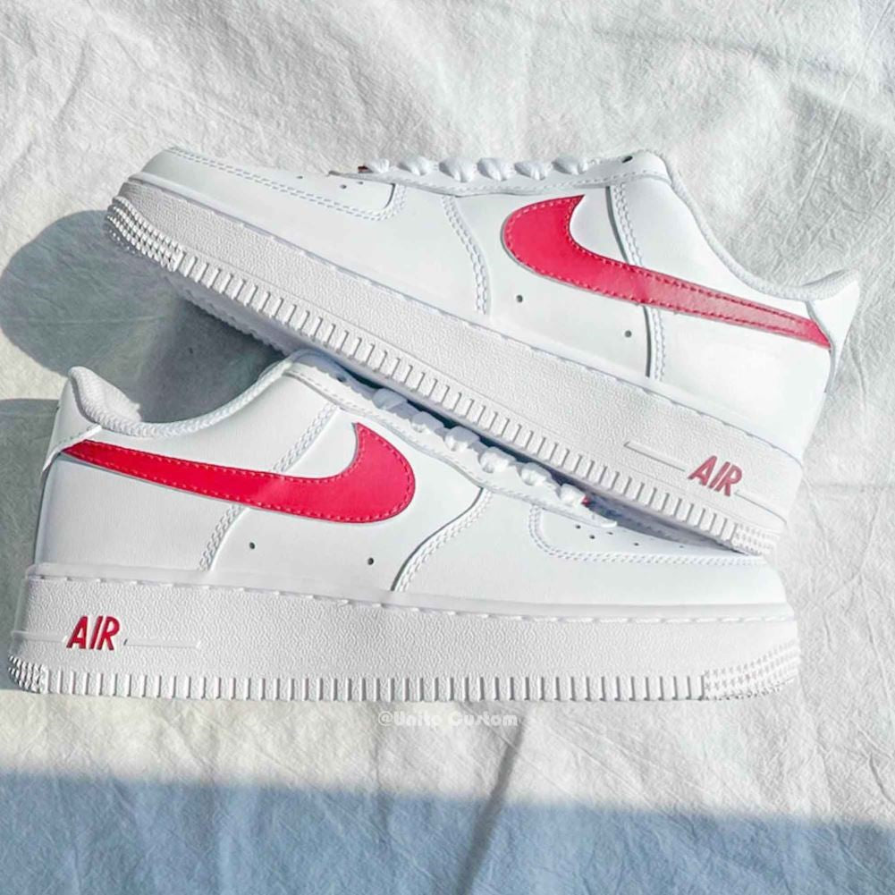 Red Custom Sneakers Air Force 1