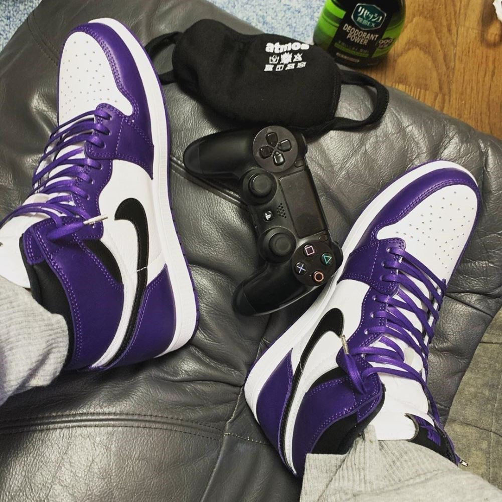 Dark Purple Sneakers Custom Air Jordan 1