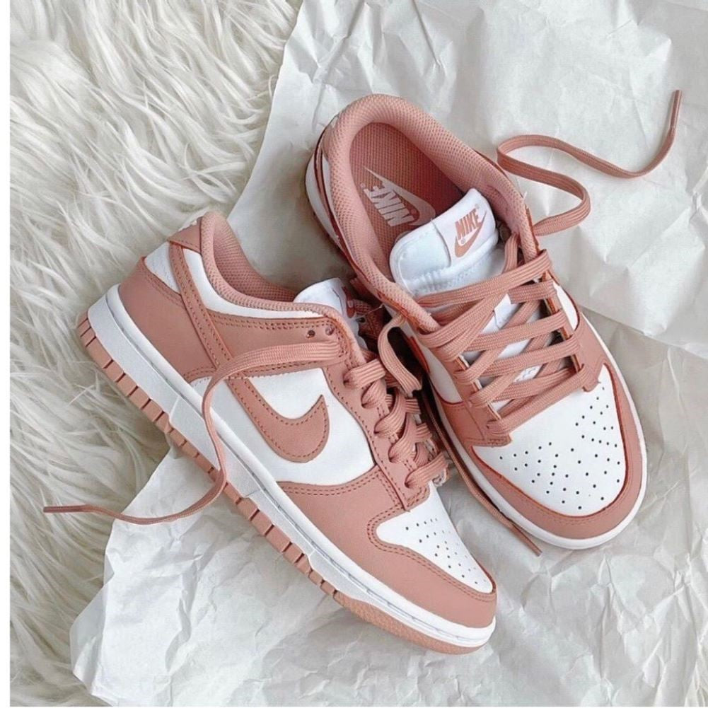 Orange Pink Sneakers Custom Dunk