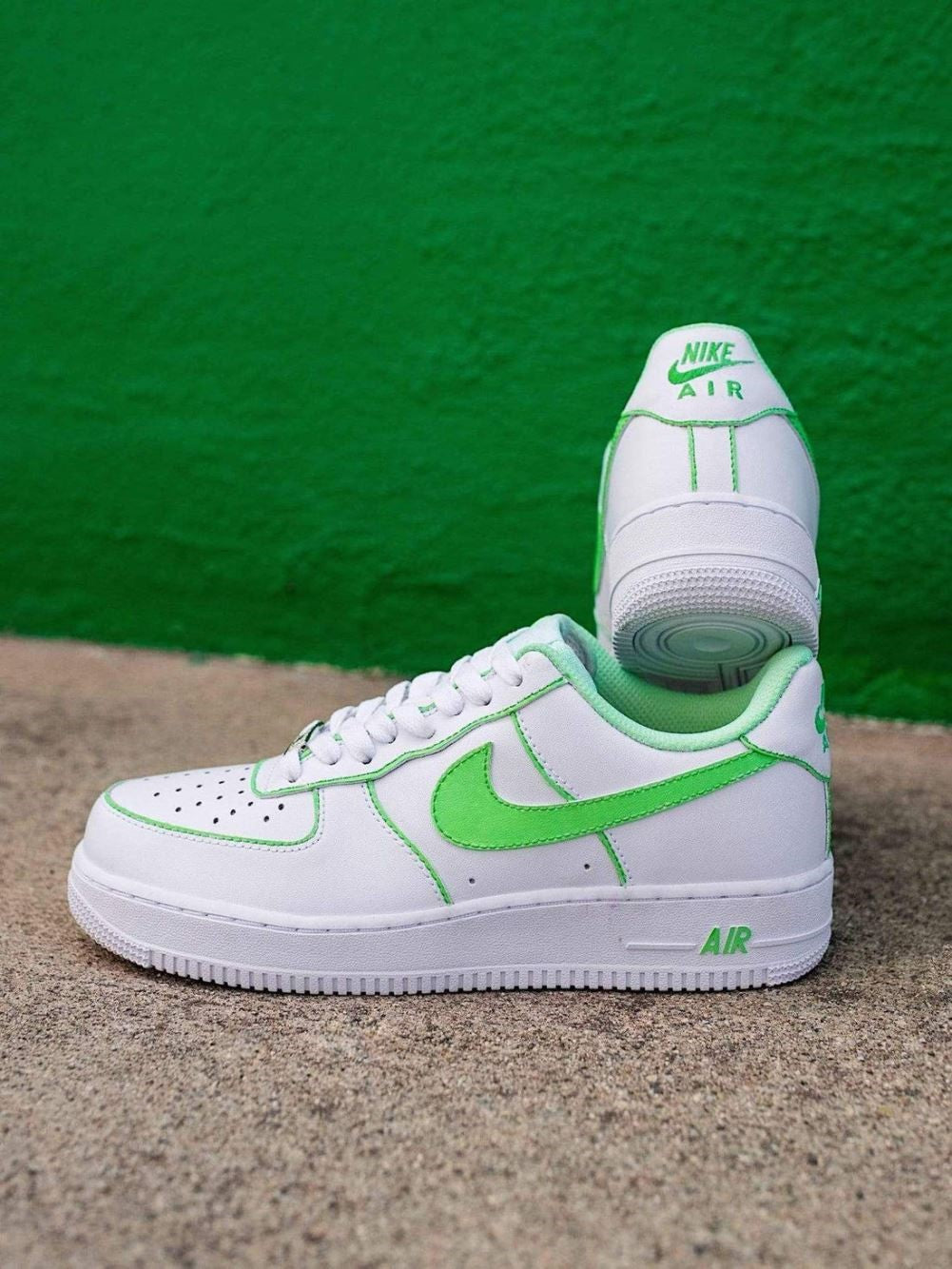 Lucky Green Custom Sneakers Air Force 1