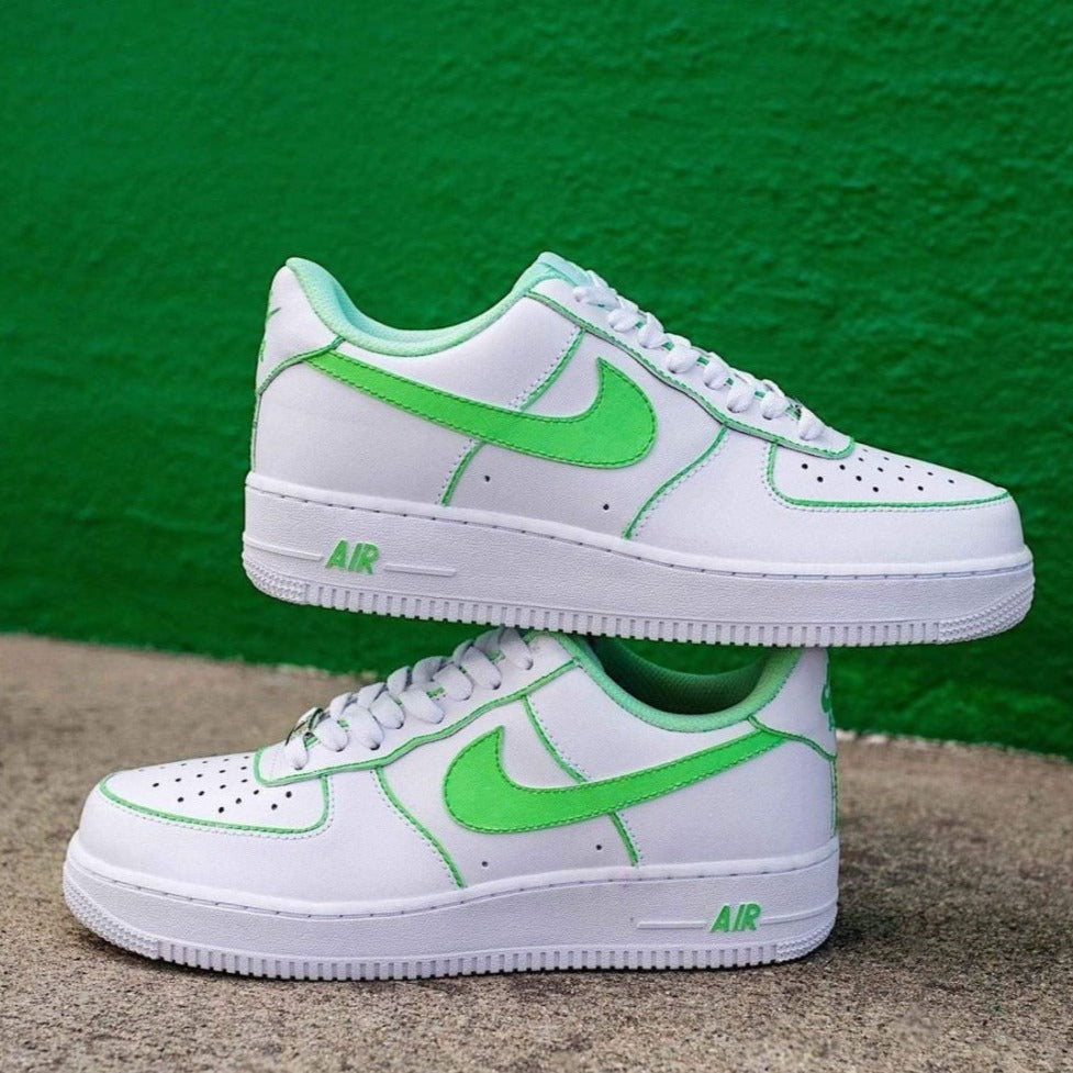 Lucky Green Custom Sneakers Air Force 1