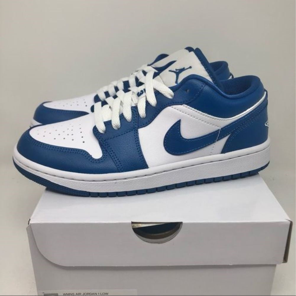 Royal Blue Custom Sneakers Air Jordan 1 Low