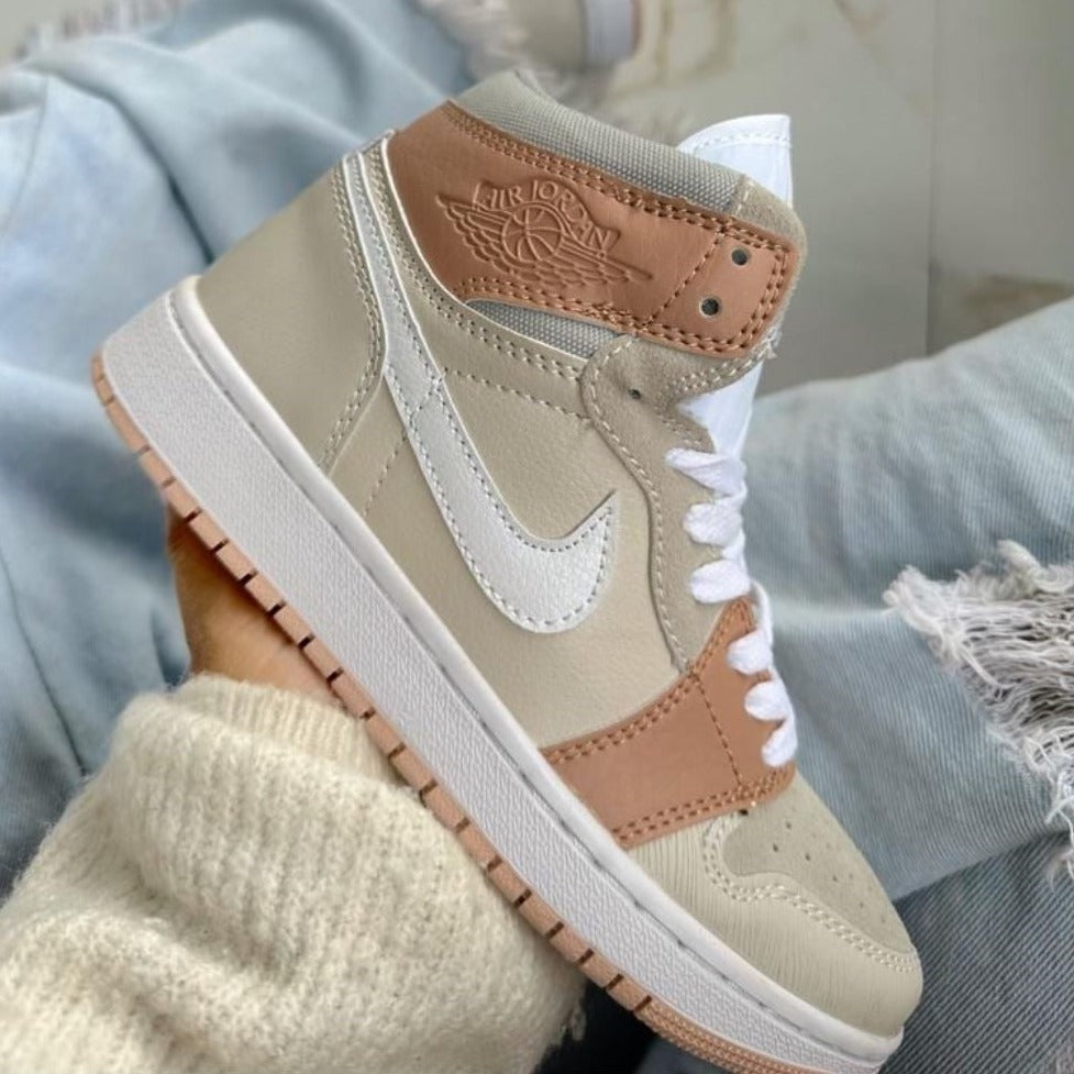 Retro Beige Custom Sneakers Air Jordan 1