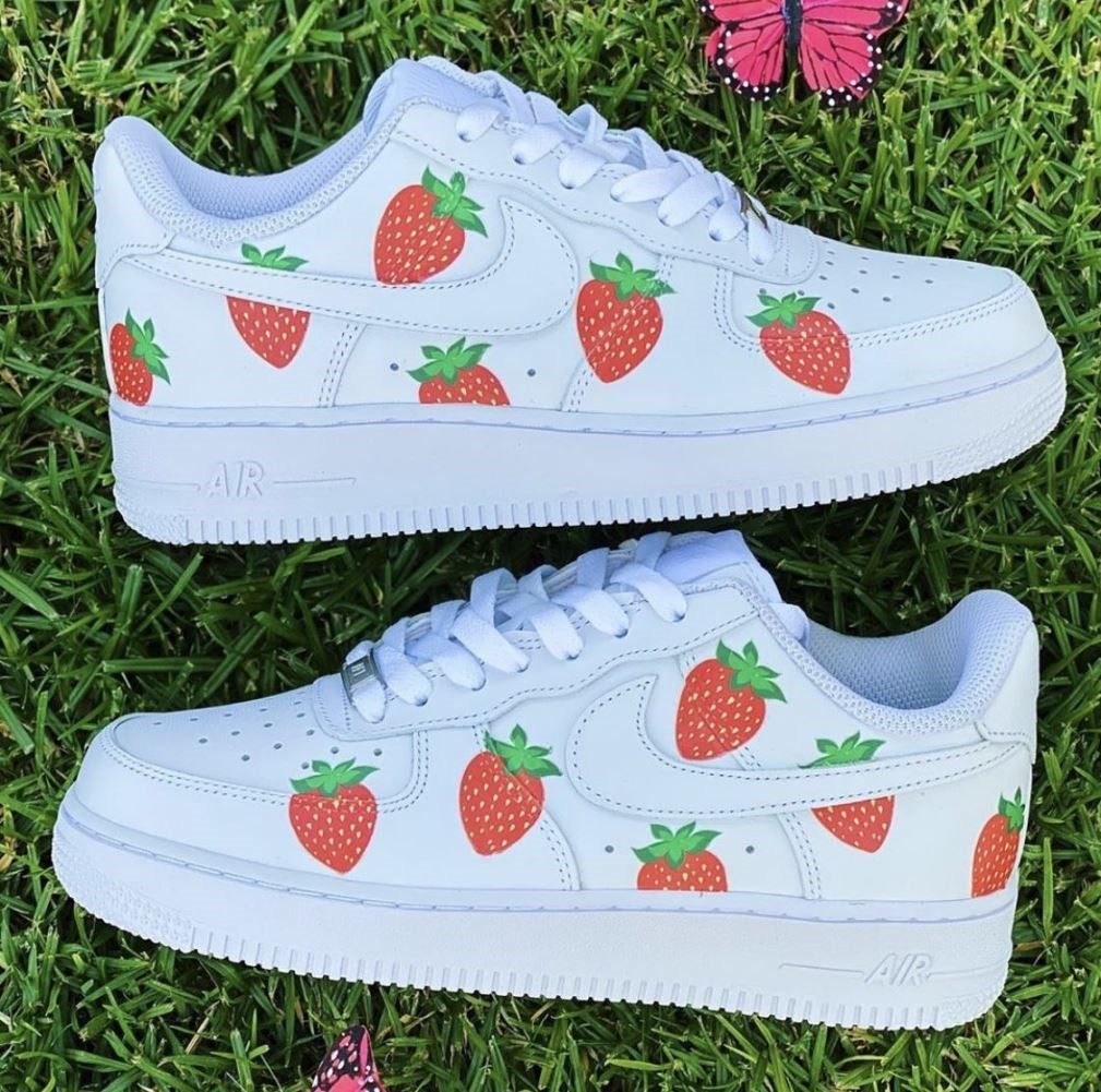 Strawberry Custom Sneakers Air Force 1