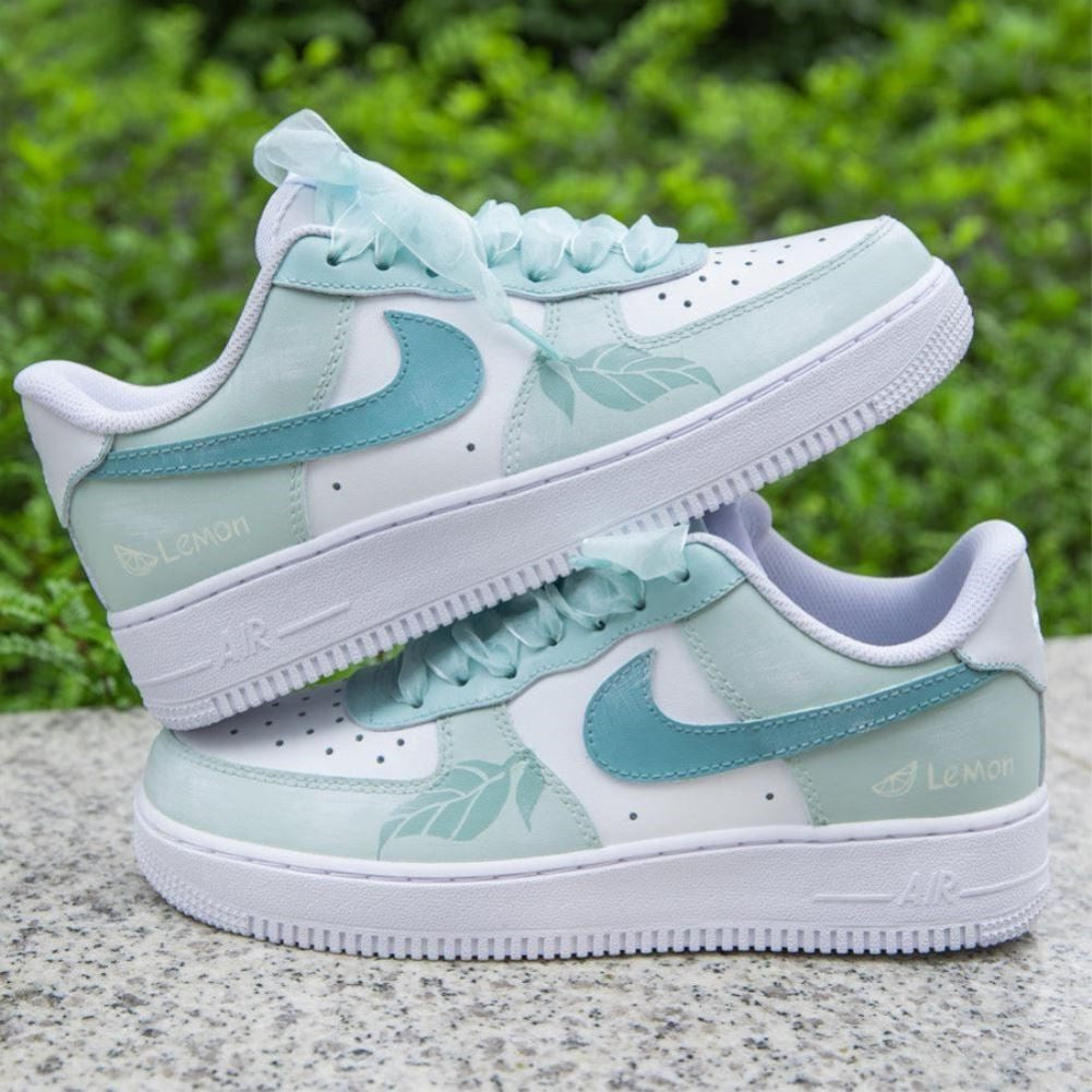 Lemon Green Custom Sneakers Air Force 1