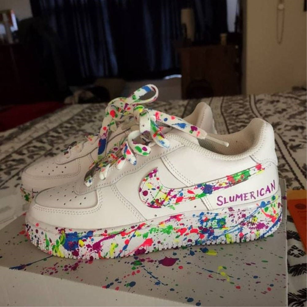 Colorful Splash Custom Sneakers Air Force 1