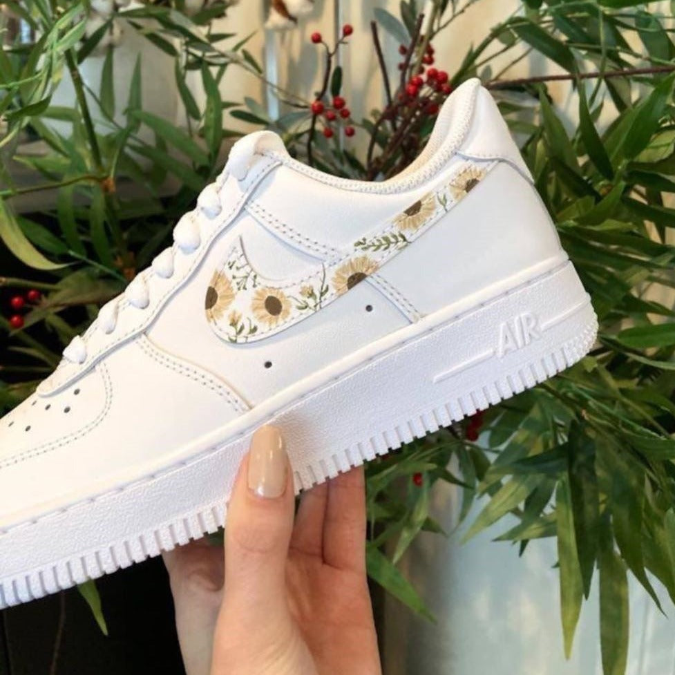 Sunflower Custom Sneakers Air Force 1