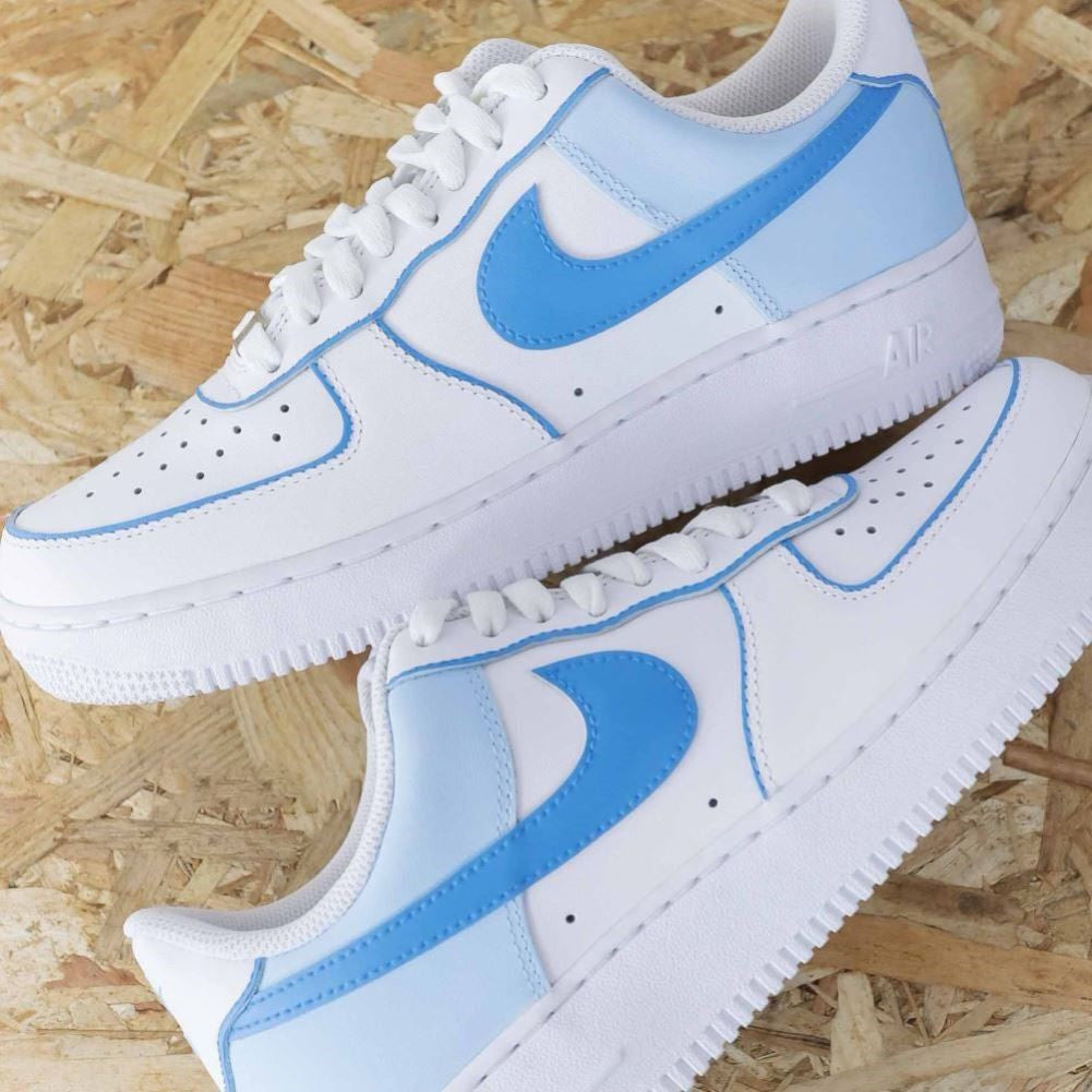 Soft Blue Custom Sneakers Air Force 1