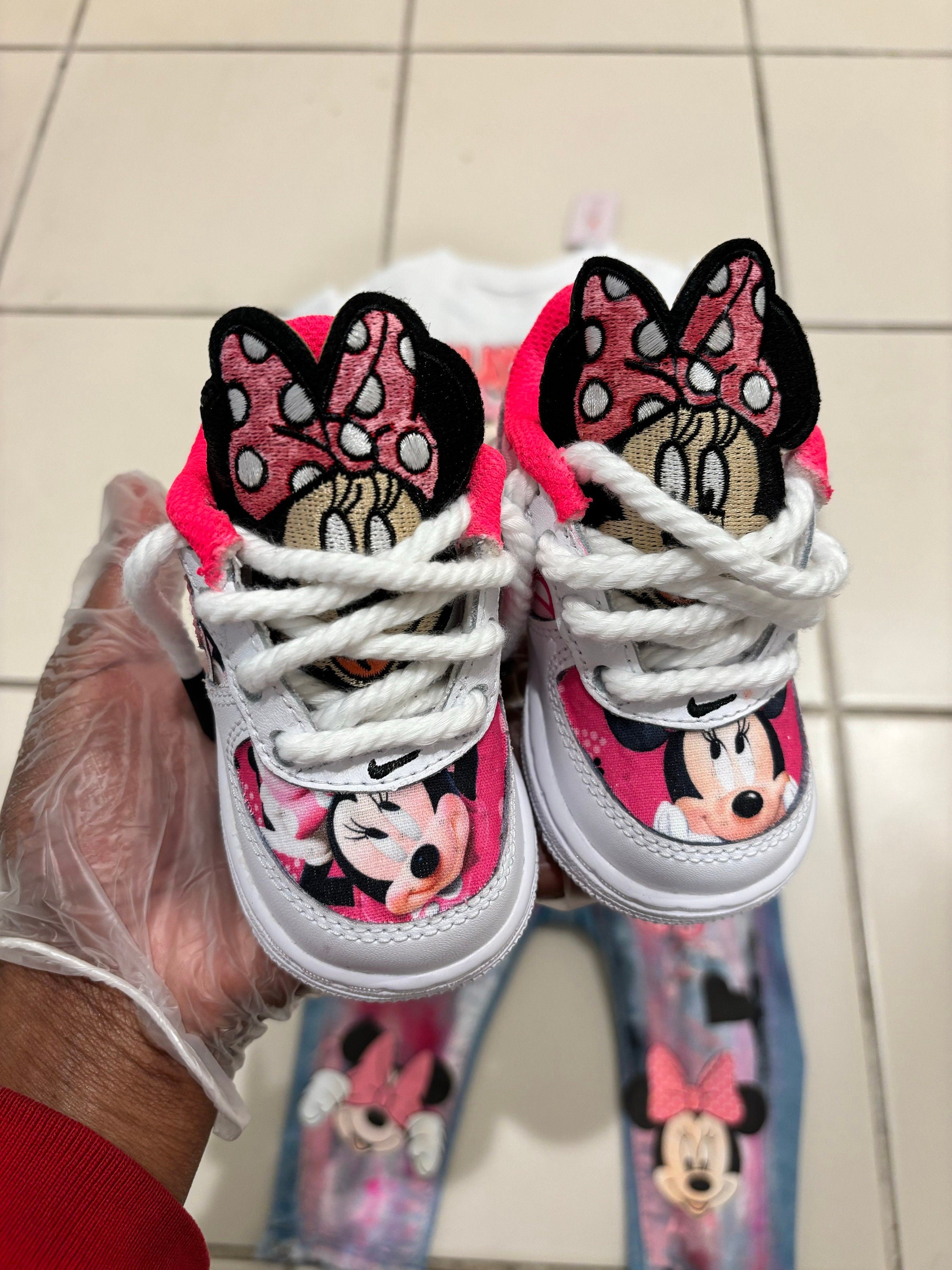 Pink Cartoon Custom Sneakers Air Force 1