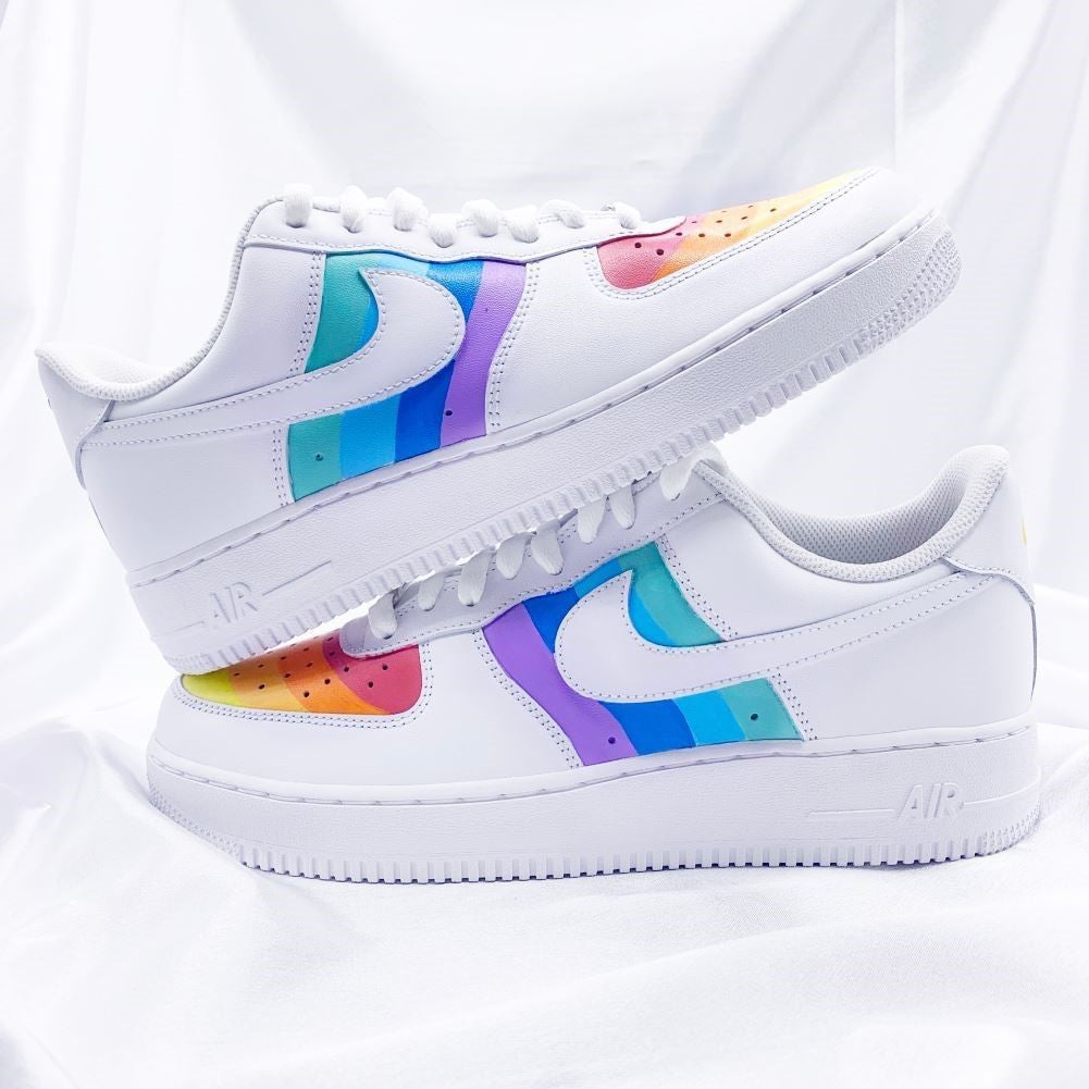 Rainbow Smooth Custom Sneakers Air Force 1