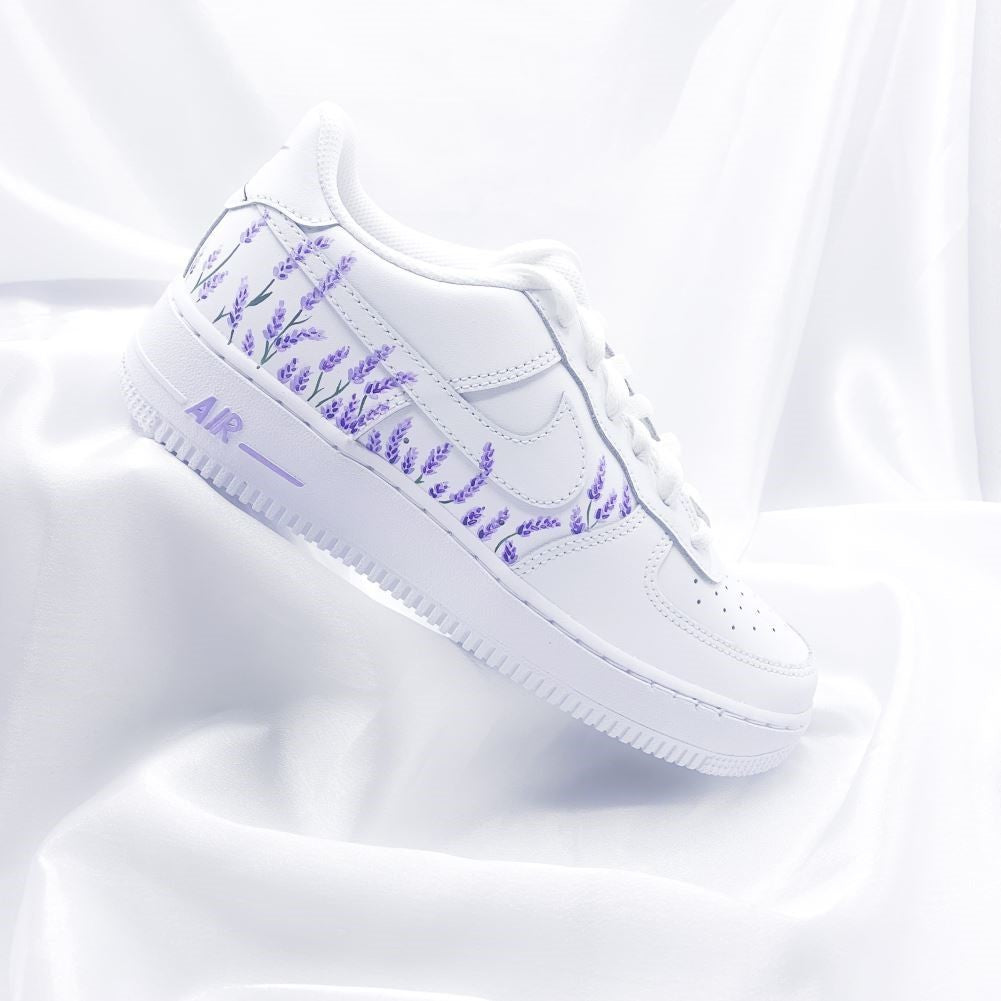 Purple Lavender Custom Sneakers Air Force 1