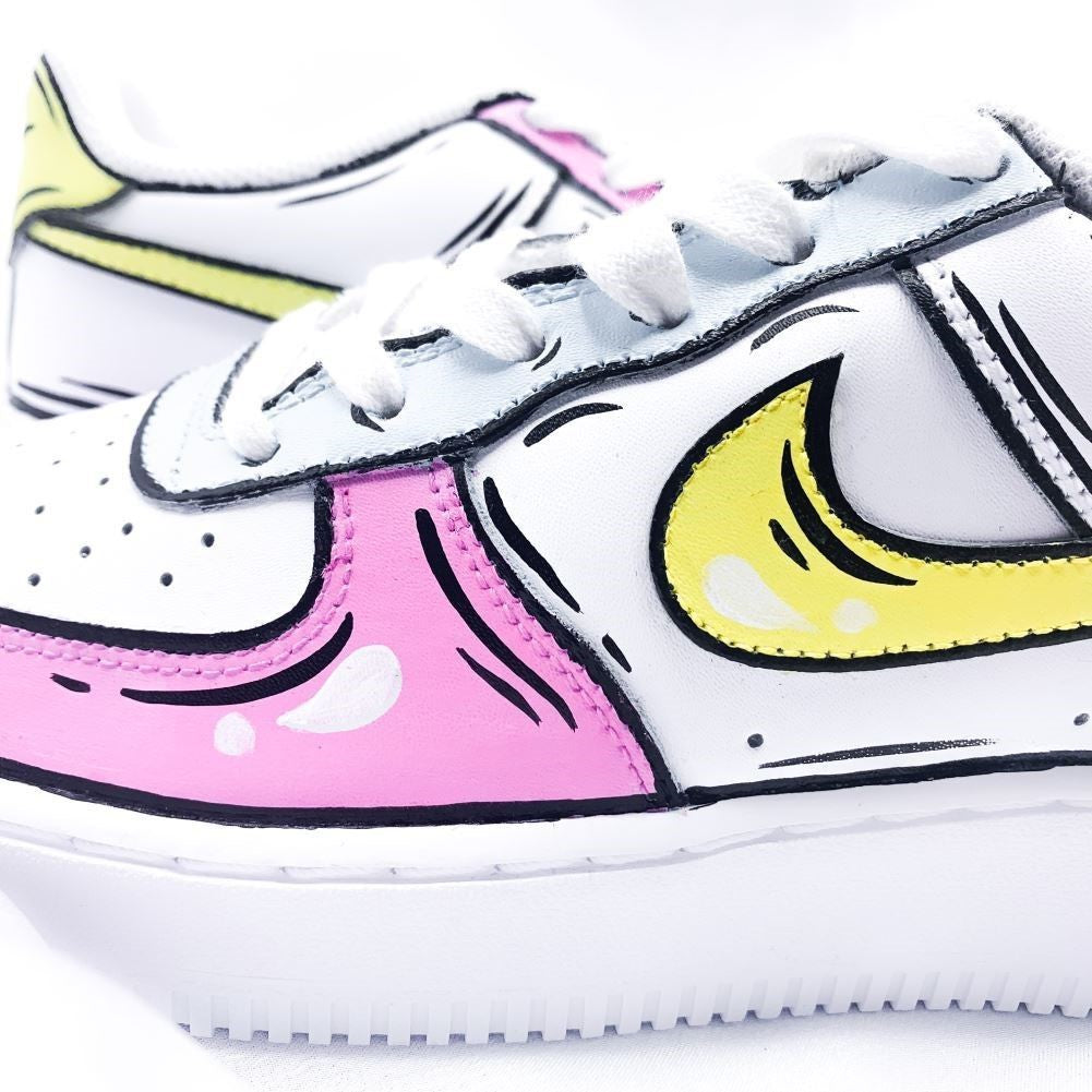 Pastel Cartoon Custom Sneakers Air Force 1