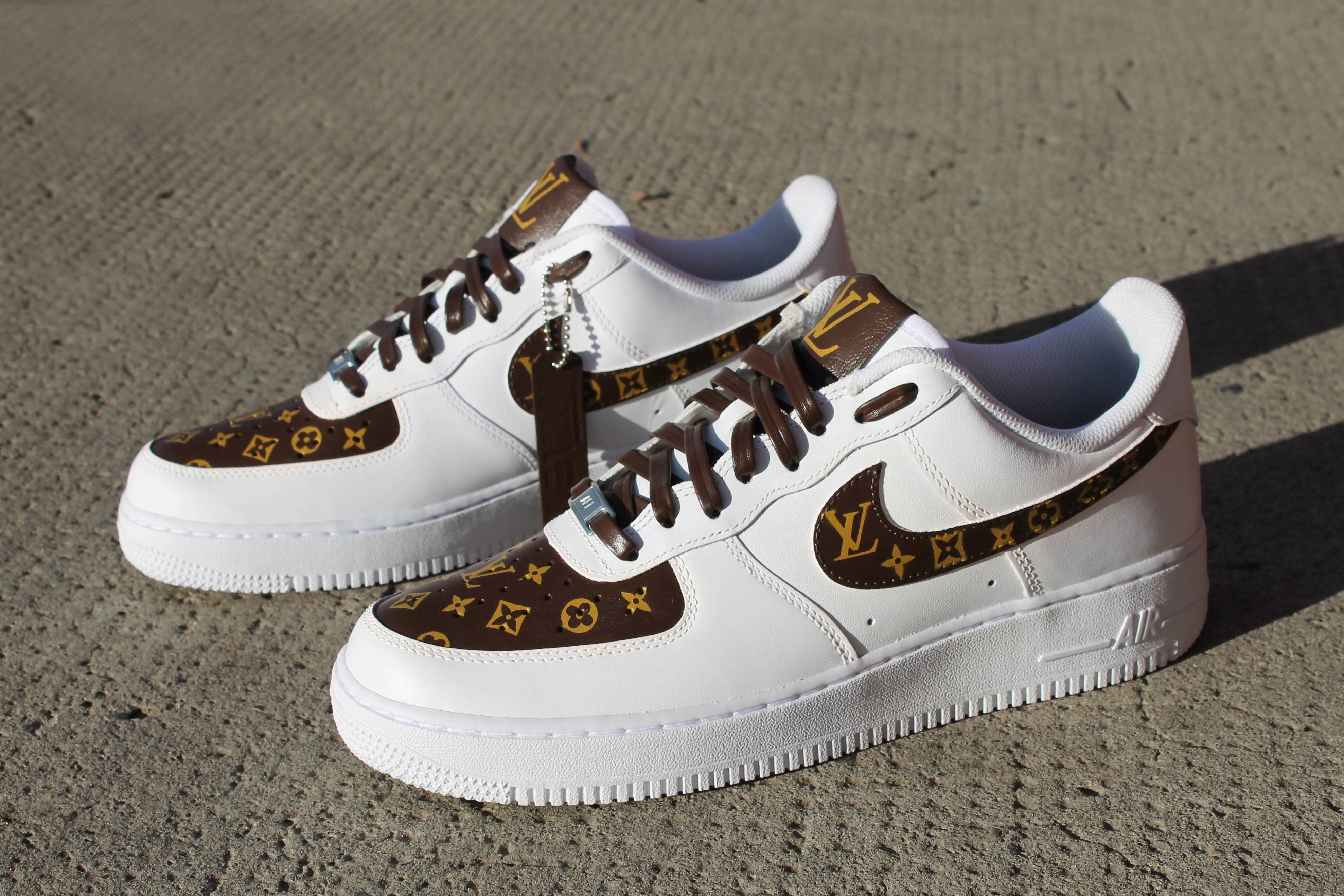 REAL COLOR LV Custom Sneakers Air Force 1